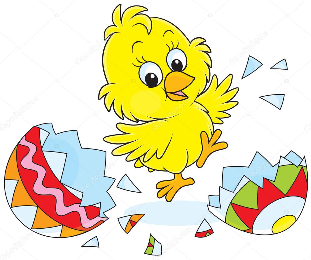 Pollito de Pascua Vector de stock #42037277 de ©AlexBannykh, image size:1023x856
