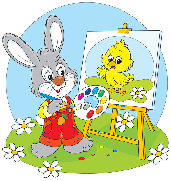 Easter Bunny painter