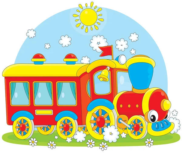 Toy train — Stock Vector