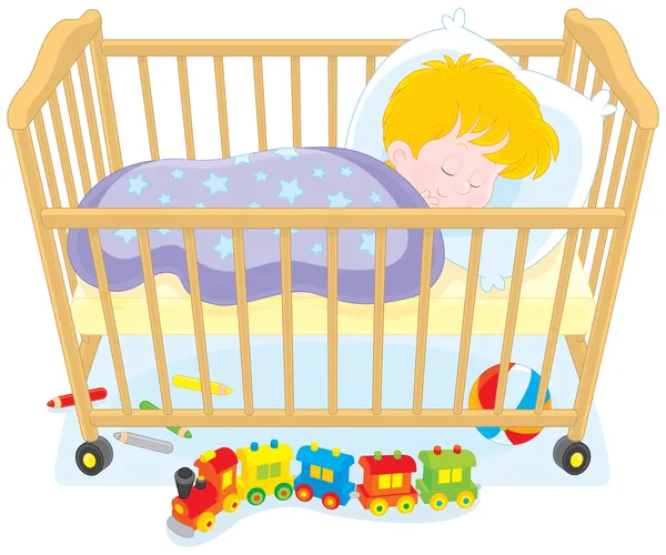 Baby crib Vector Art Stock Images | Depositphotos