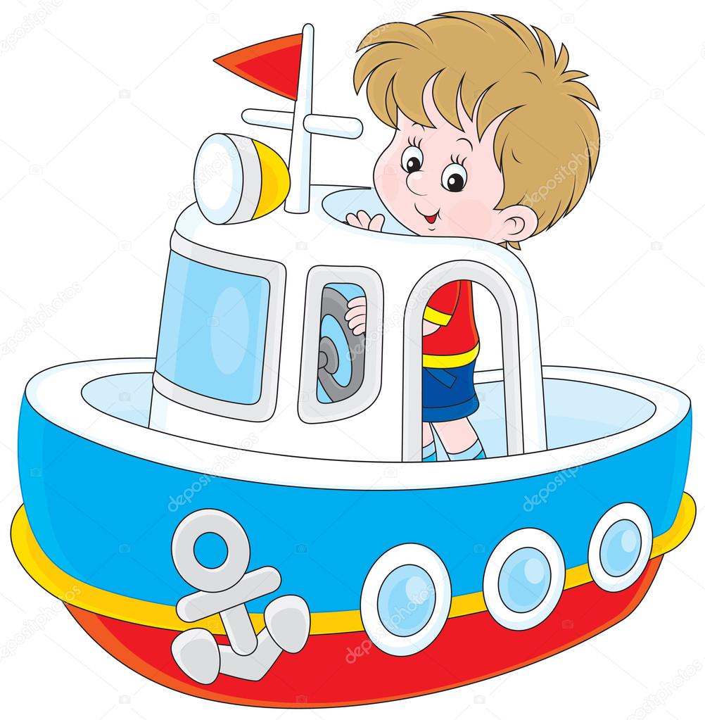 Barco Marinero Infantil Vectores Graficos Imagenes Vectoriales Depositphotos