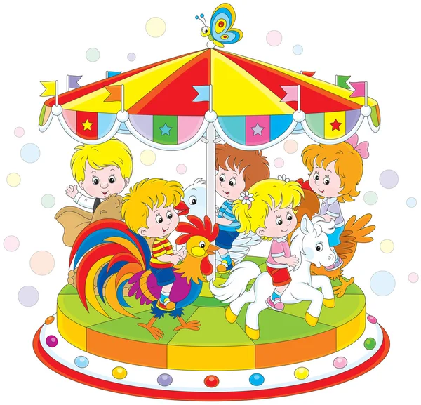 Carousel — Stock Vector