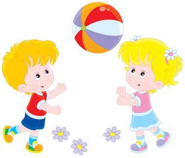 çocuklar top oynuyor