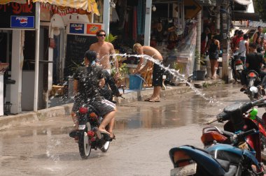Tayland su Festivali kutlamaları