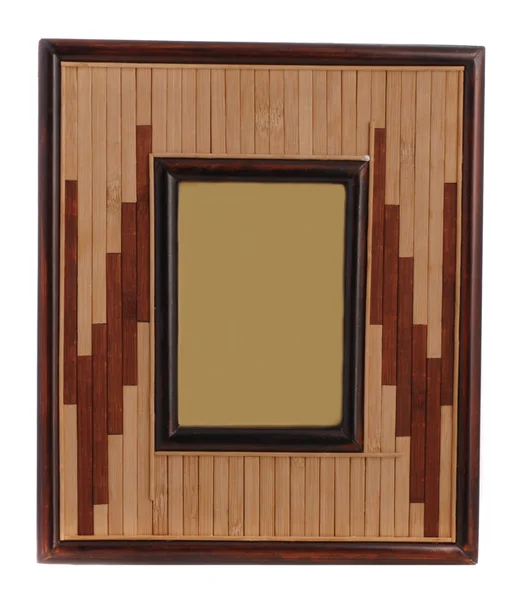 Wooden photo frame — Stock Photo, Image