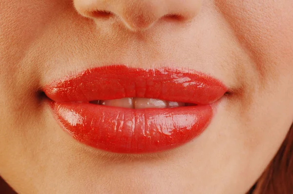 Labios de mujer — Foto de Stock