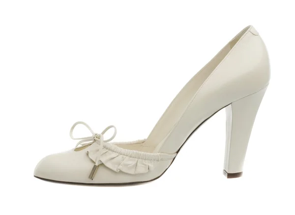 Sapato branco — Fotografia de Stock