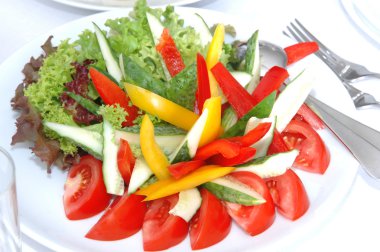 Restoran Menü: kesme sebze