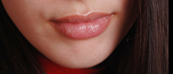 woman's lips