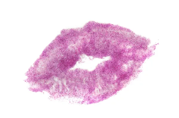 Beijo impressão — Fotografia de Stock