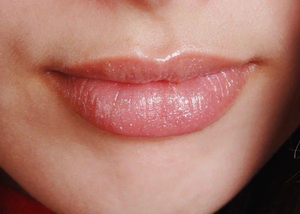 Τα χείλη της γυναίκας — Φωτογραφία Αρχείου
