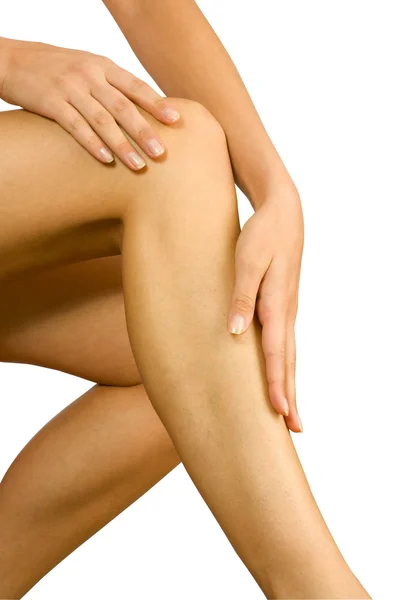 美容护理概念与腿 — 图库照片