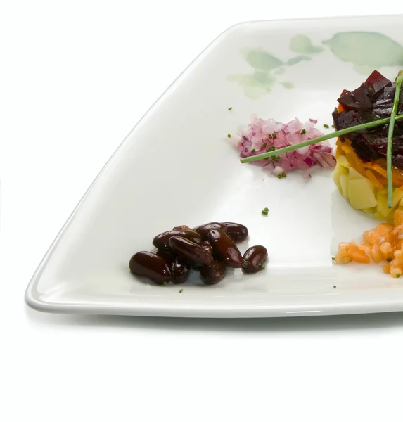 Restaurangens meny: vegetabiliska — Stockfoto