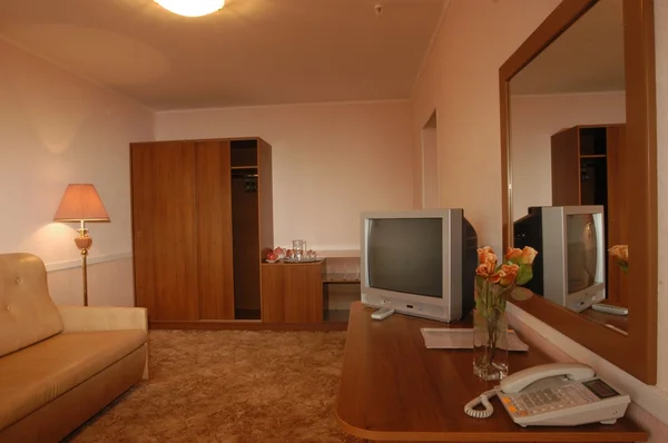 Interiér obývacího pokoje hotelu — Stock fotografie