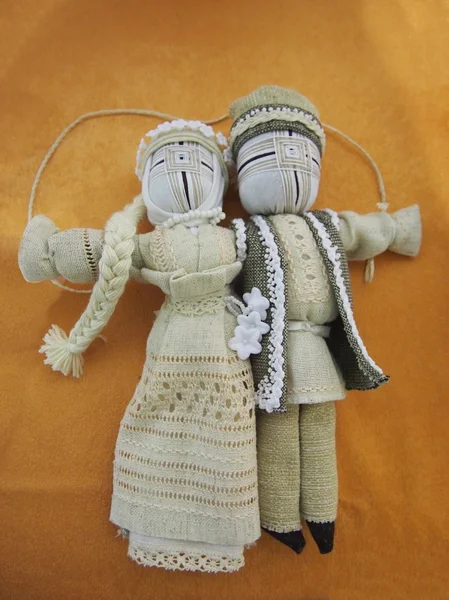 Reeled dolls in Ukrainian style Stock Picture