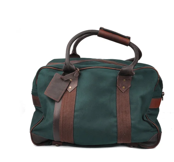 Beyaz arka plan üzerinde izole spor çanta