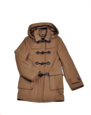 kadın bej bir palto