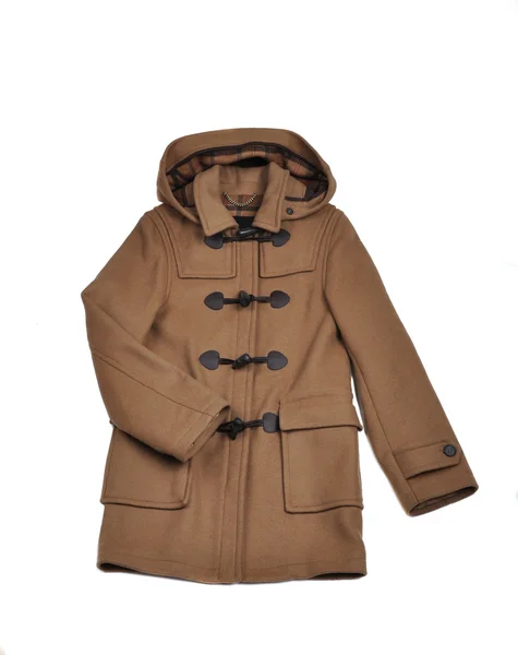 kadın bej bir palto