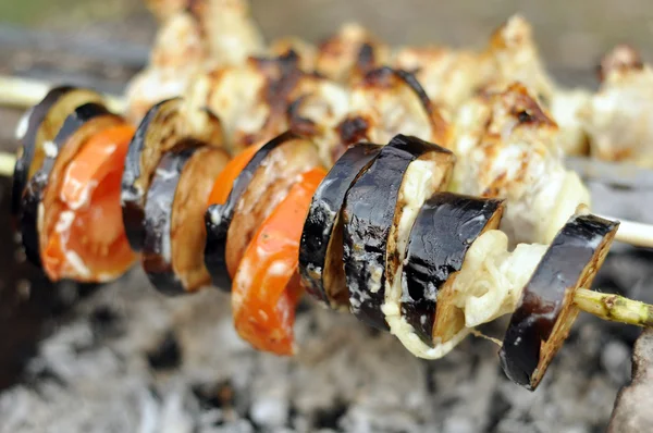 Shashlik saboroso — Fotografia de Stock