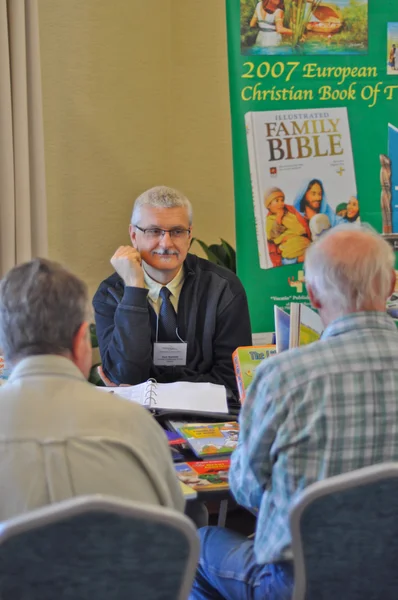 Participants and visitors at International Christian Publishers Book Forum 'Marketsquare Europe 2012' — Stockfoto