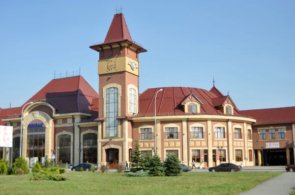 Estación de tren en Uzhgorod, Ucrania Imagen de archivo
