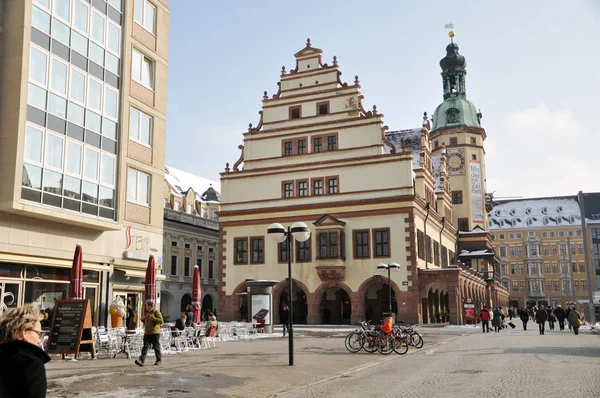 Velho townhall Leipzig — Fotografia de Stock