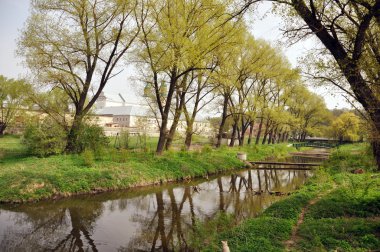 Baharda güzel bir park