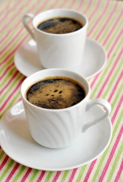 Due tazze di caffè del mattino — Foto Stock