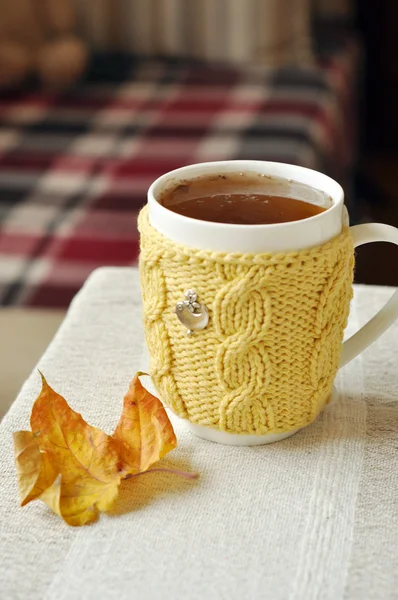 Tè caldo in una tazza — Foto Stock