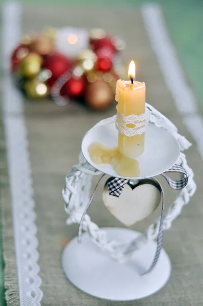 Beautiful vintage candlestick — Stock Photo, Image