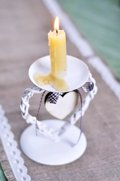 Красиві vintage свічник — стокове фото
