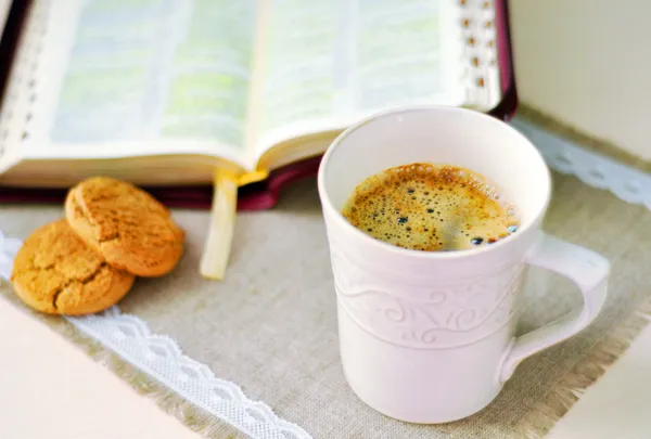 Aromatischer Morgenkaffee — Stockfoto