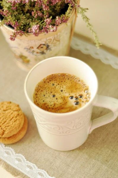 Café du matin aromatique — Photo
