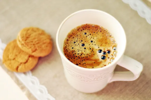 Aromatické ranní káva — Stock fotografie