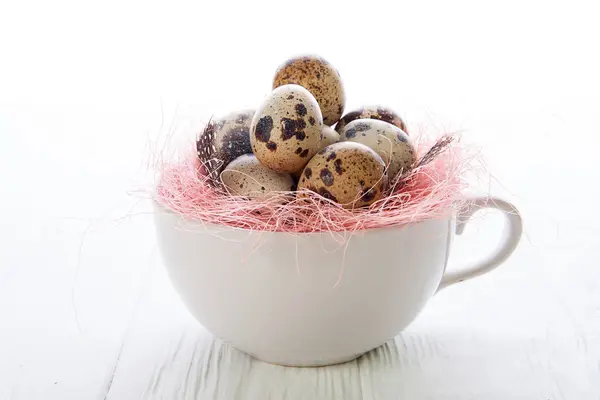 Quail eggs — Stock Photo, Image