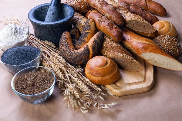 Variety of bread — Stock Photo, Image