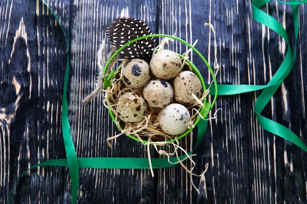 Quail eggs — Stock Photo, Image