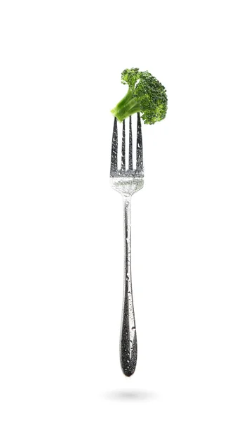 Verdure su una forchetta — Foto Stock