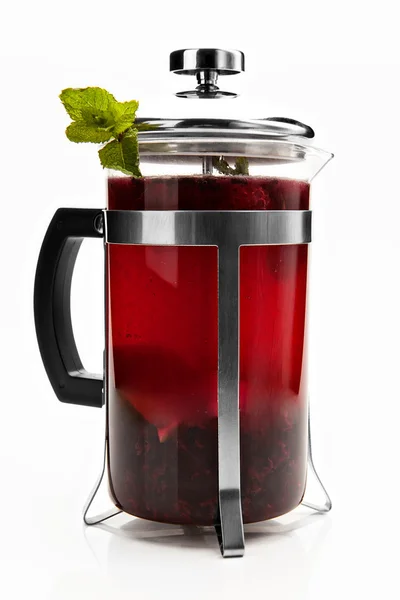 Teiera con tè — Foto Stock