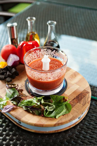 Sopa de gazpacho —  Fotos de Stock