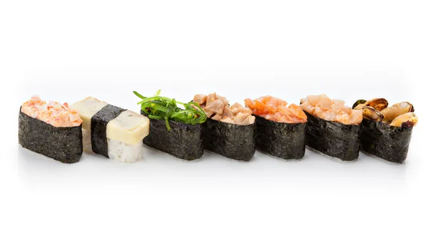 Conjunto de sushi nigiri — Fotografia de Stock