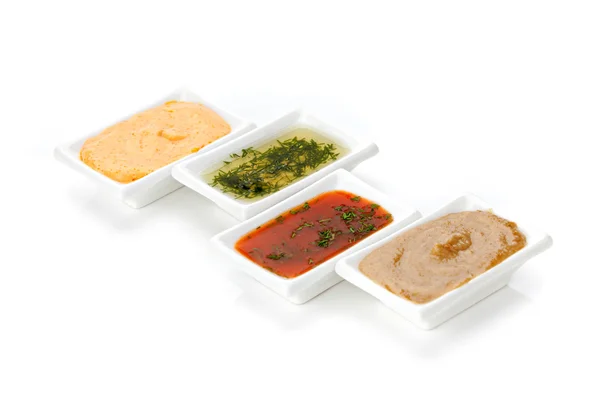 Several types of sauce — Stock Photo, Image