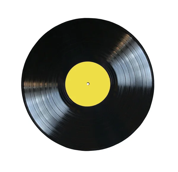 eski vinil kaydını izole