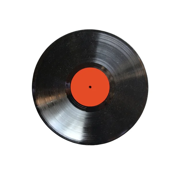 Oude vinyl record geïsoleerd — Stockfoto