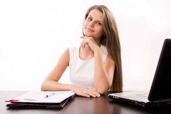 Confident business woman in a office — Stock Photo, Image