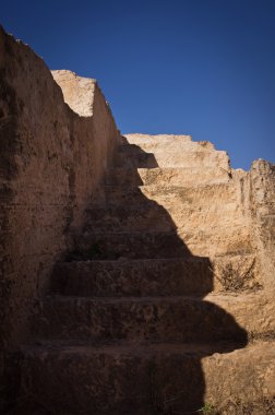 Ancient tomb ruins Makronissos. Agia Napa clipart