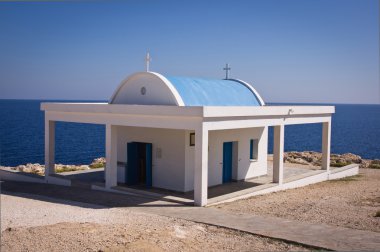 Cyprus chapel Agii Anargiri in Agia Napa clipart