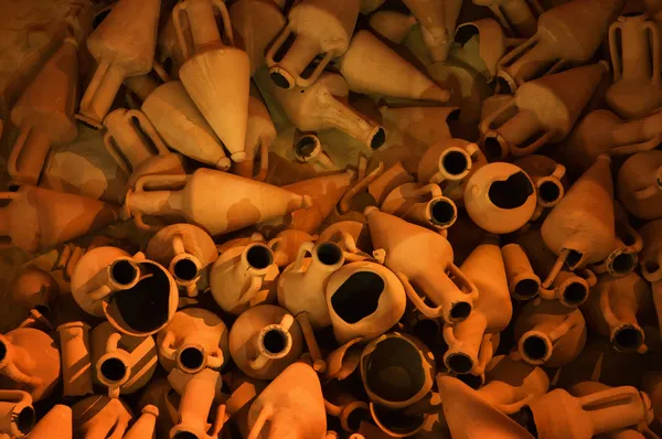 Ancient greek amphorae. Cyprus — Stock Photo, Image