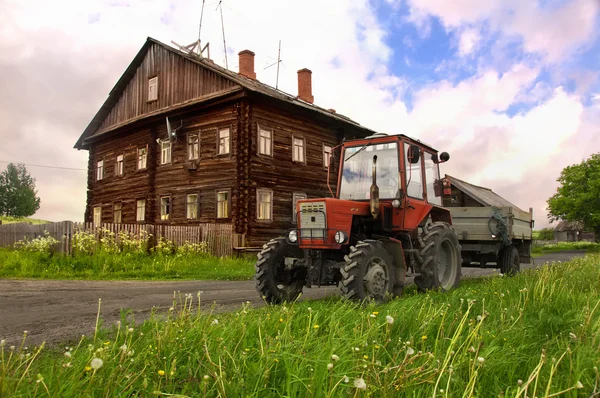 Landsbygdens landskap på en kizhi ö, Ryssland — Stockfoto