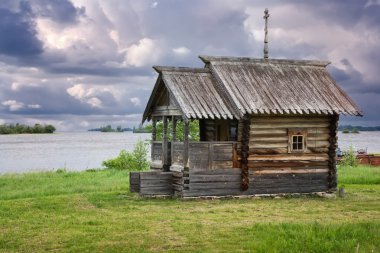 Wooden churche Kizhi Island, Karelia clipart
